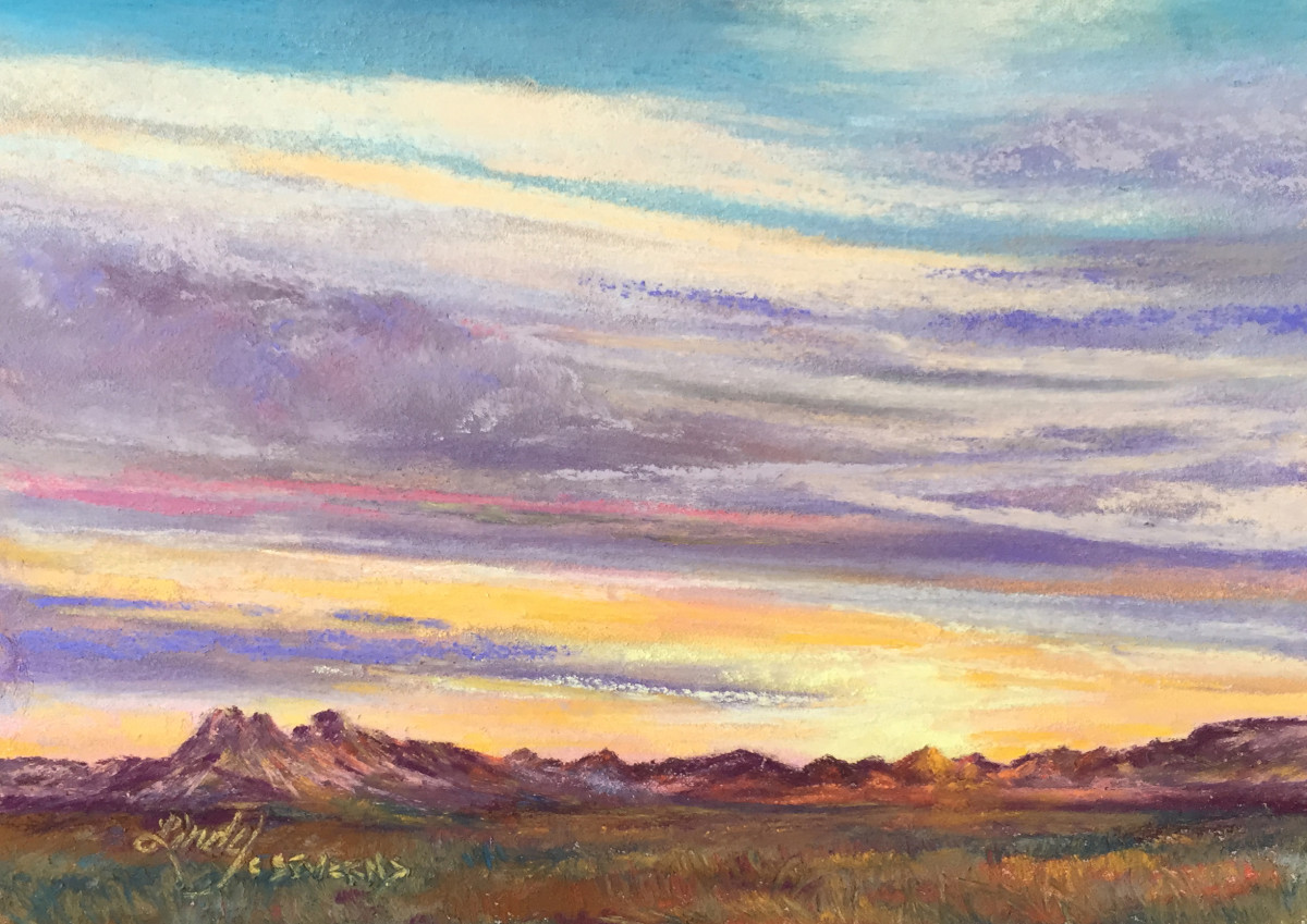 Twin Peaks Sunset by Lindy Cook Severns, Image 1.