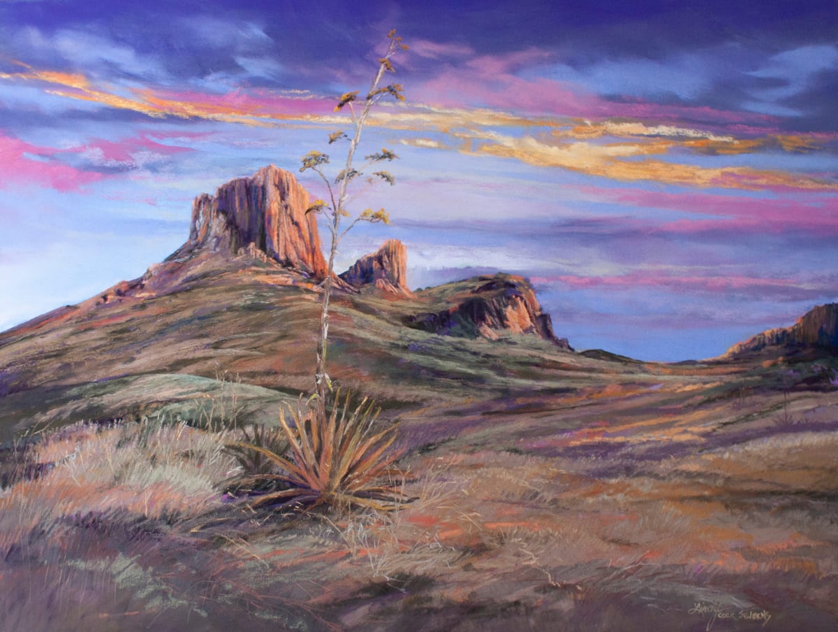 Desert Brushed With Gold by Lindy Cook Severns, Image 1.