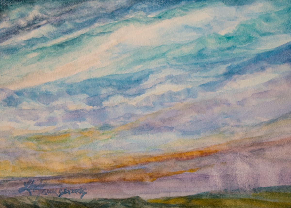 Rainy Day in West Texas by Lindy Cook Severns, Image 1.
