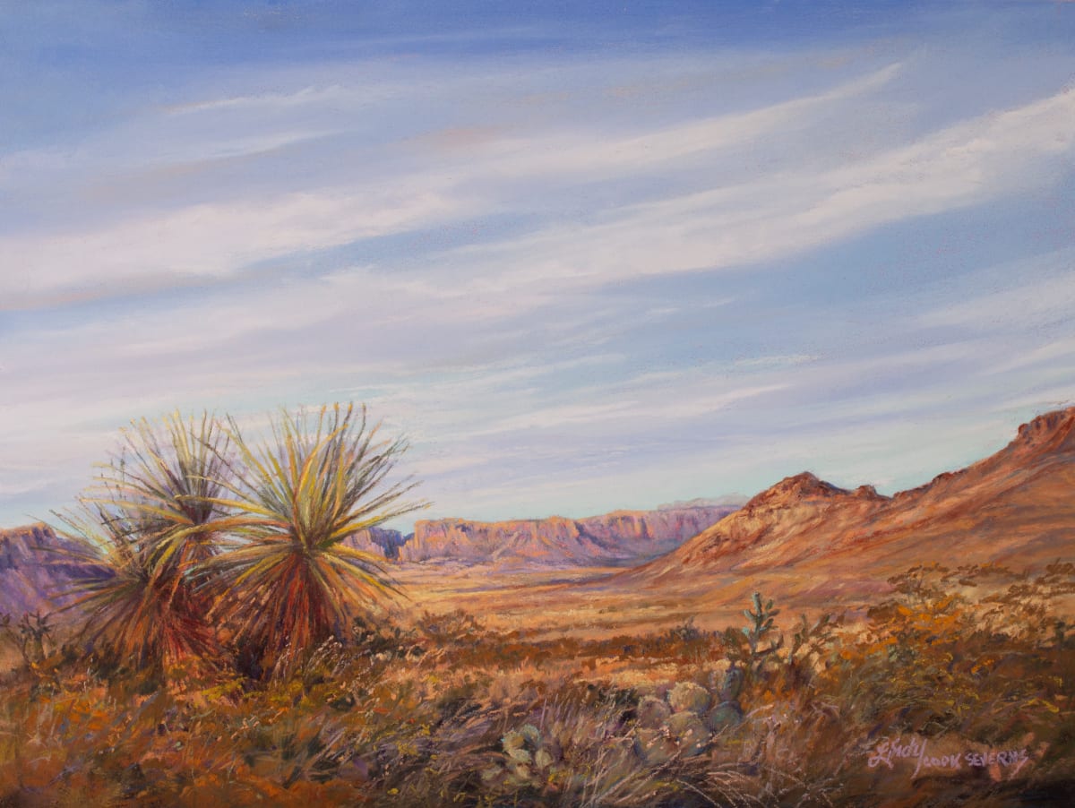 The Moment the Desert Turns Golden by Lindy Cook Severns 