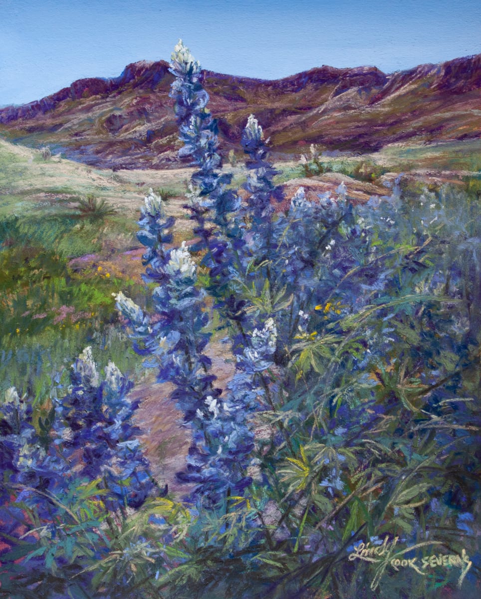 Tall Texas Blues by Lindy Cook Severns, Image 1.