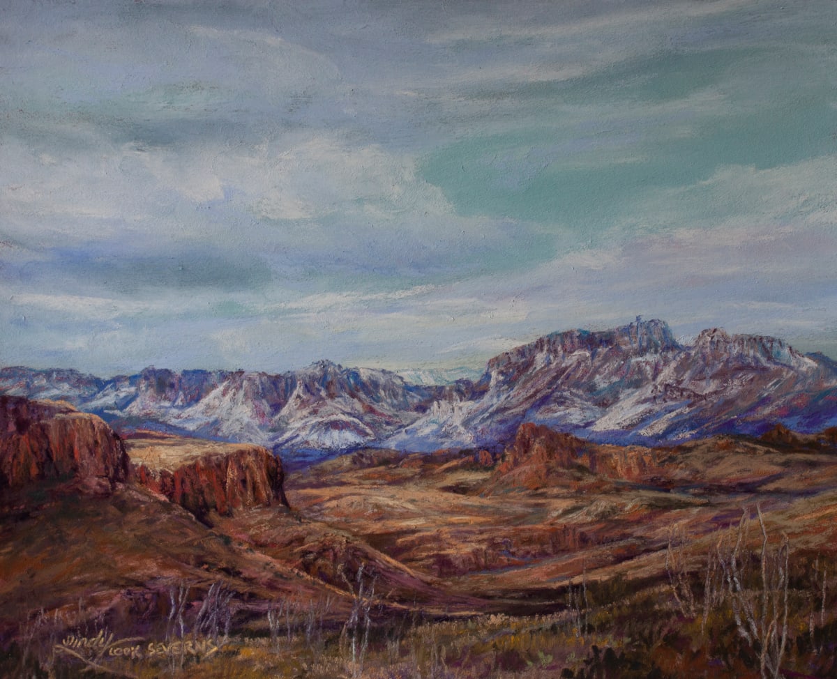 Winter Sky on the Rio Grande by Lindy Cook Severns, Image 3.