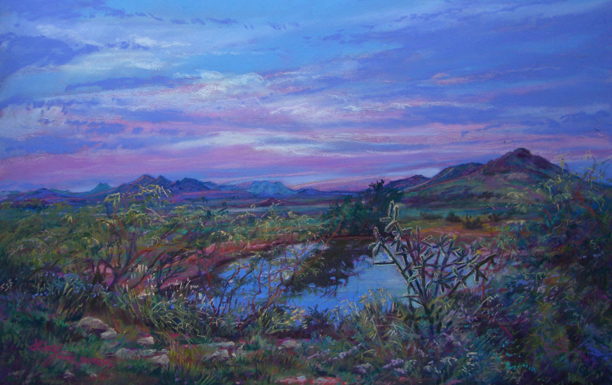 Awaiting Night Visitors by Lindy Cook Severns 