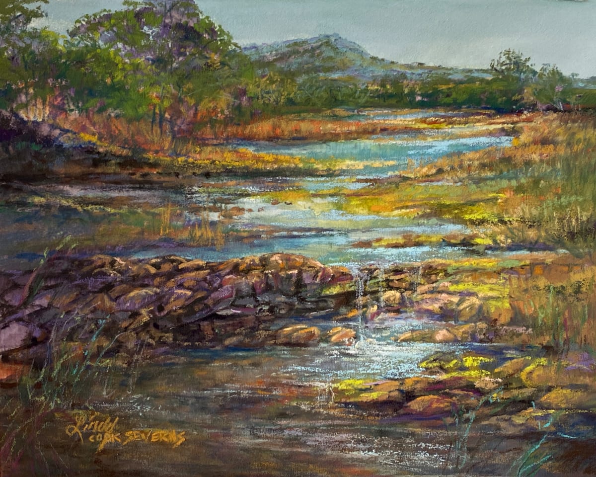 A Splendid Breakthrough by Lindy Cook Severns  Image: Limpia Creek in the Davis Mountains