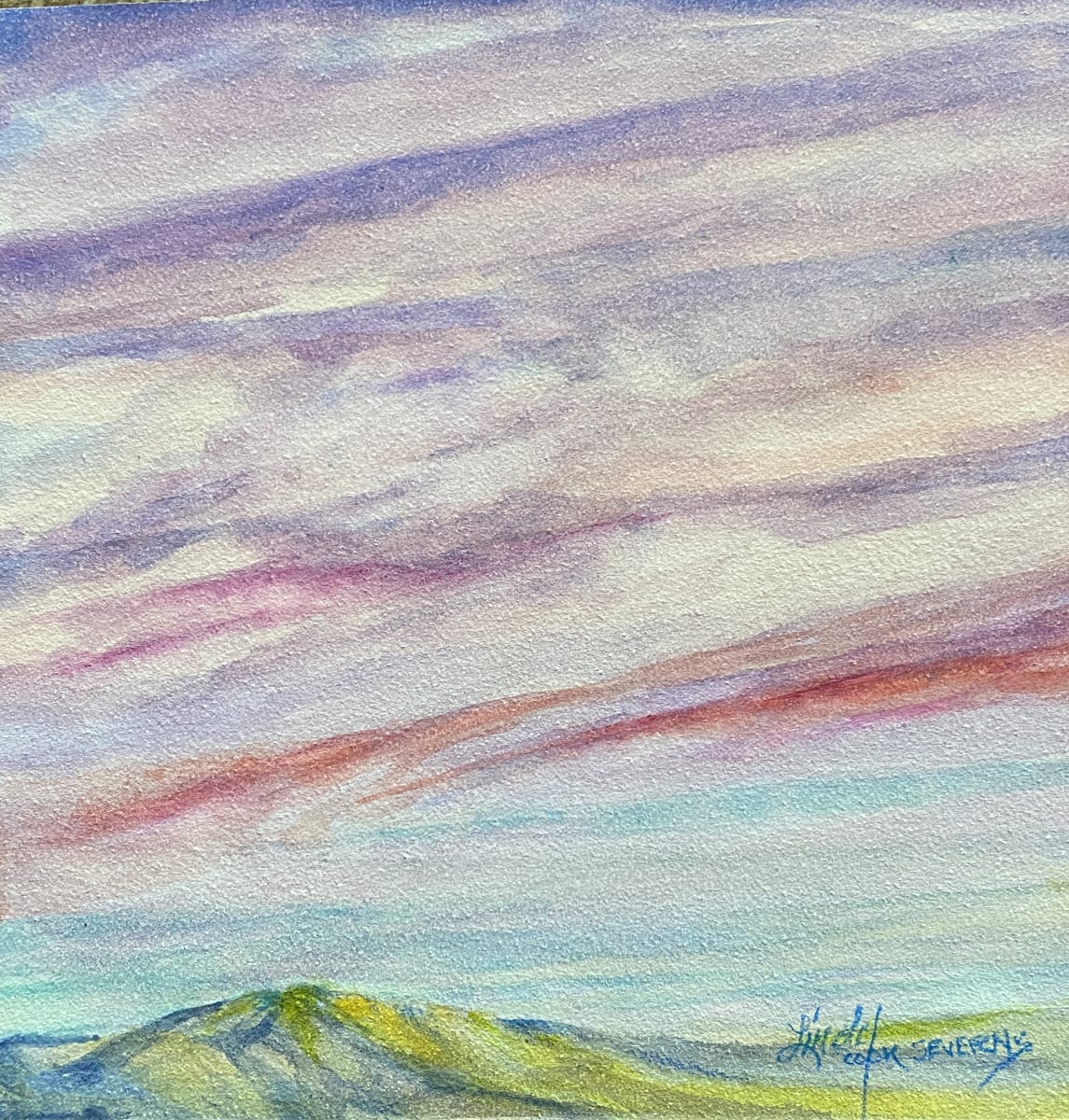Melting Sherbet Sky by Lindy Cook Severns, Image 1.