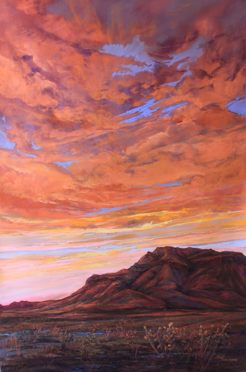 First Rain on Blue Mountain by Lindy Cook Severns 