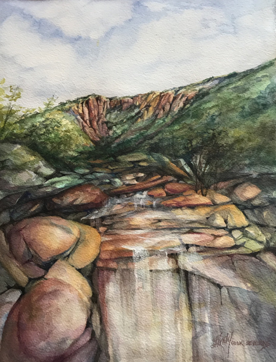 High Desert Draw After A Rain by Lindy Cook Severns, Image 3.