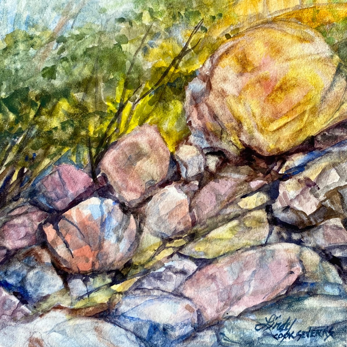 Rocky Refuge by Lindy Cook Severns 