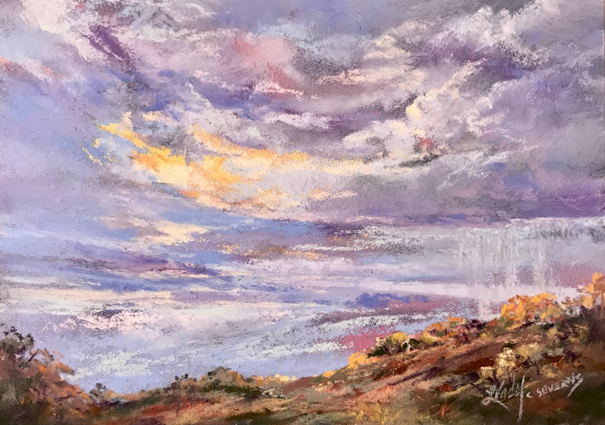 Melting Autumn Sky by Lindy Cook Severns 