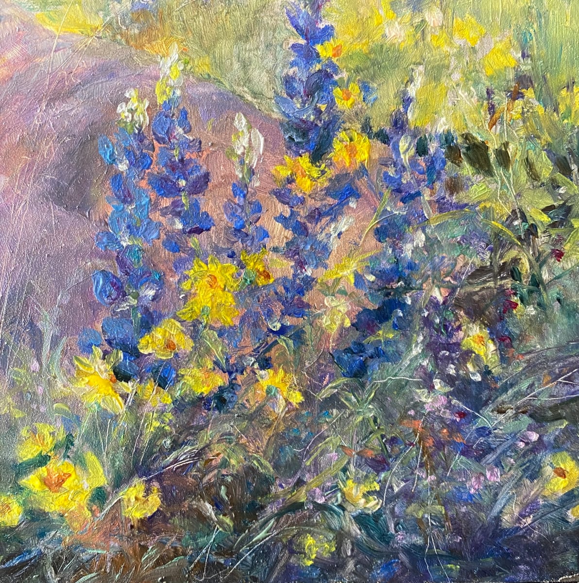 Happy Blues by Lindy Cook Severns 