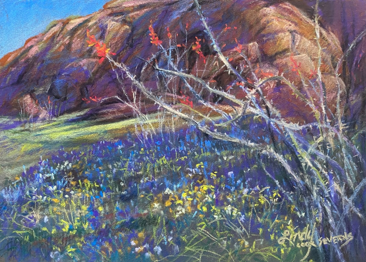 Ocotillo Blues by Lindy Cook Severns, Image 1.