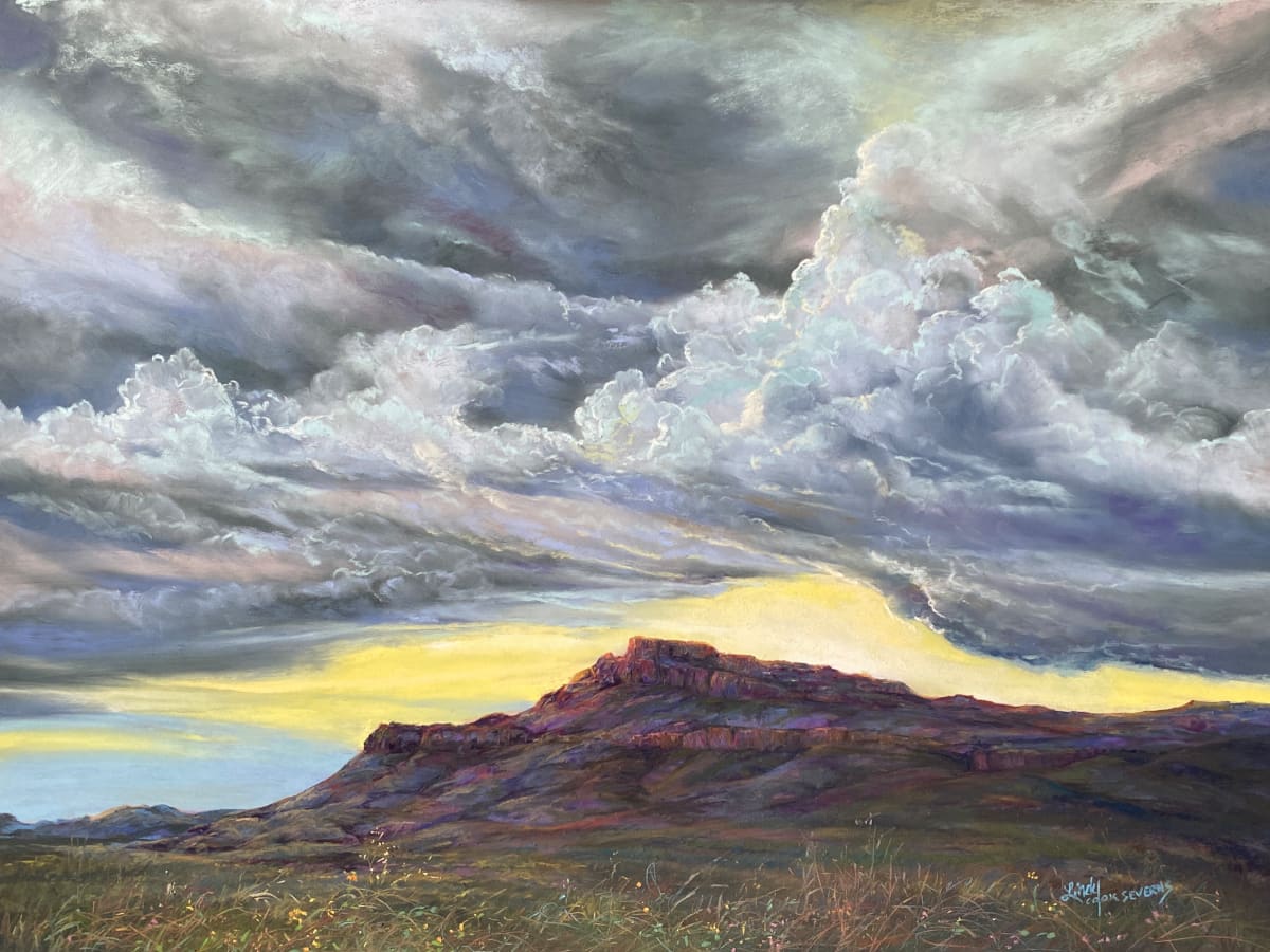 A Dance of Sun-split Clouds by Lindy Cook Severns 