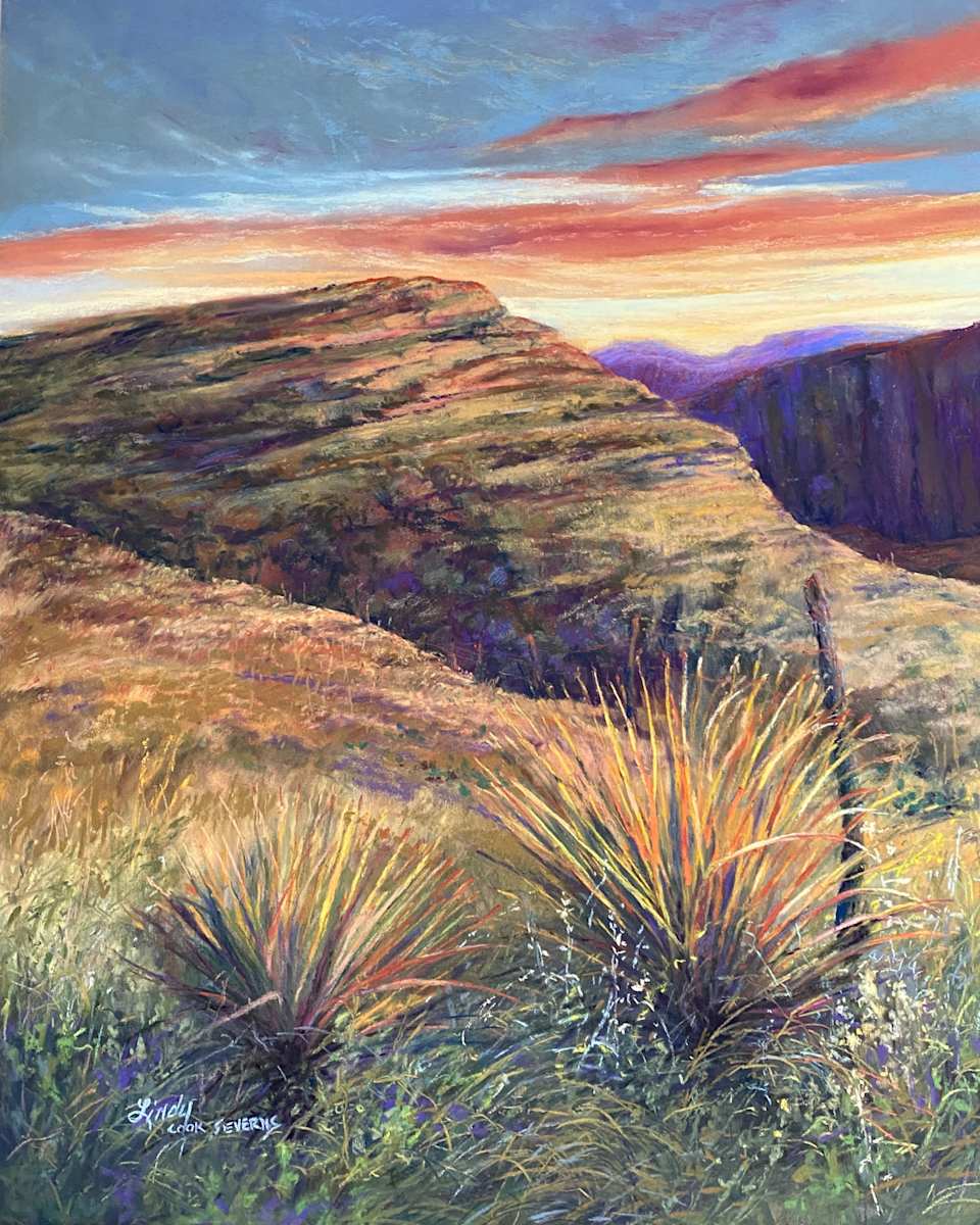 Together at Sunset by Lindy Cook Severns 