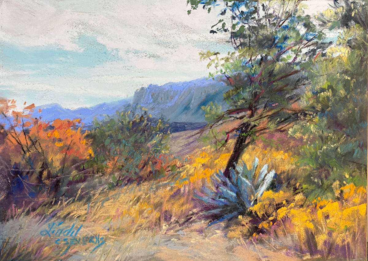 Chisos Mountains High by Lindy Cook Severns 