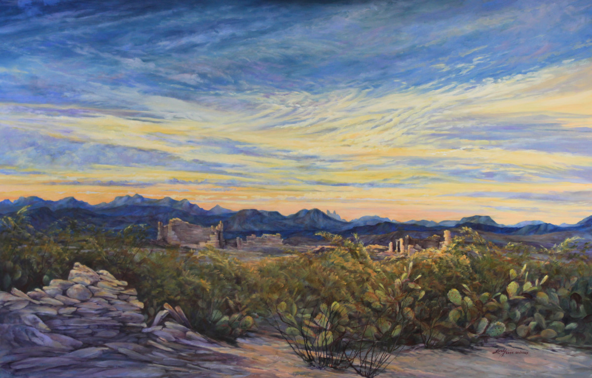 Sunrise Wakes the Ruins by Lindy Cook Severns 