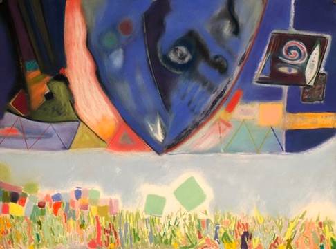 Moose and Butterfly Singing by the River by Daniel Tucker, Image 1.