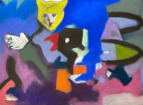 Yellow Cat & The White Hand by Daniel Tucker, Image 2.