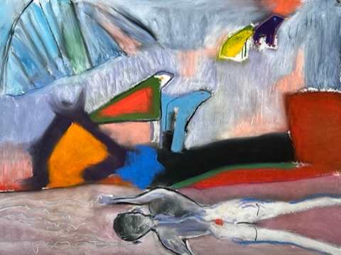 Five Frogs in the Rain by Daniel Tucker, Image 1.