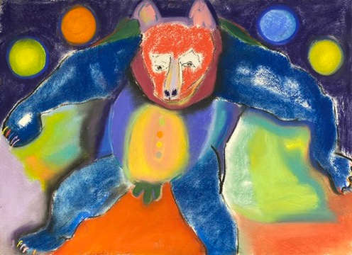 Self Portrait with Planets by Daniel Tucker, Image 1.