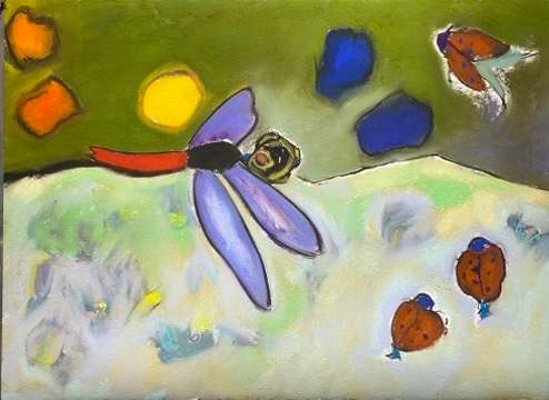 Meadow Lark, Dragon Flies, Lady Bugs by Daniel Tucker, Image 1.