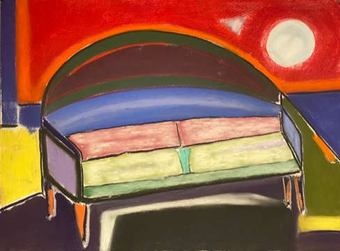 The Sofa With the Center of the Curved Earth by Daniel Tucker, Image 1.
