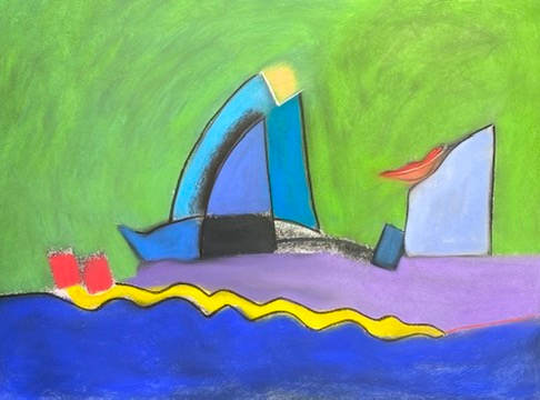 Two Buoys/Arc/Smile by Daniel Tucker, Image 1.