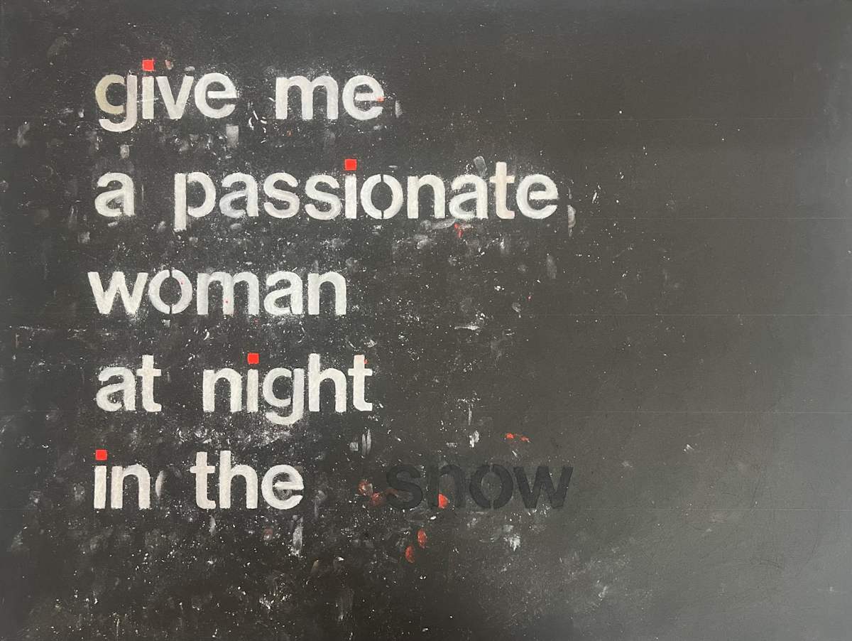 Give Me a Passionate Woman at Night in the Snow by Daniel Tucker, Image 5.