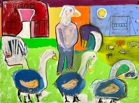 Becky, The Goose Girl, Nature or Nurture: Another Newsletter from the Large Animal Research Center by Daniel Tucker, Image 4.