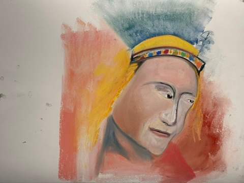 Edgard Rivera: Study OR Edgard as a Person of Estimation by Daniel Tucker, Image 1.