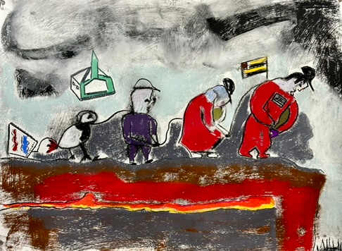 The Blonde Leading the Blind by Daniel Tucker, Image 2.