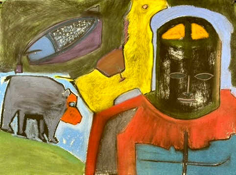The Knight, His Yellow Horse, His Bear, and His Boat of Stars by Daniel Tucker, Image 4.