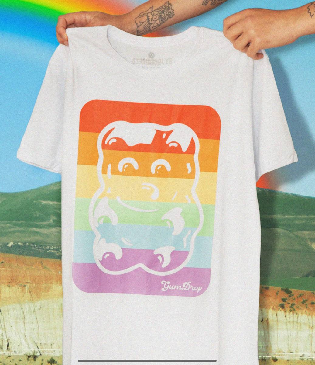 T-Shirt GumDrop Pride by Joe Gomez 