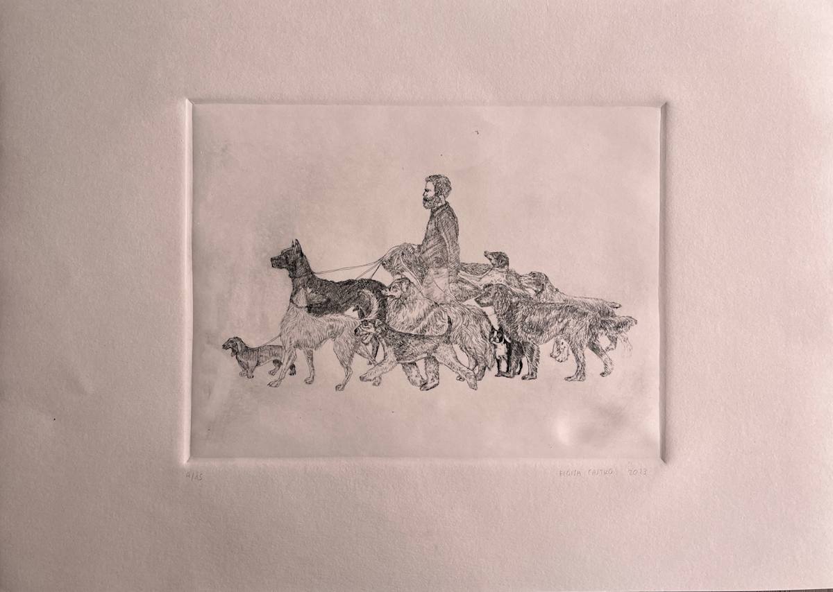 Paseador de perros by Eloisa Castro 