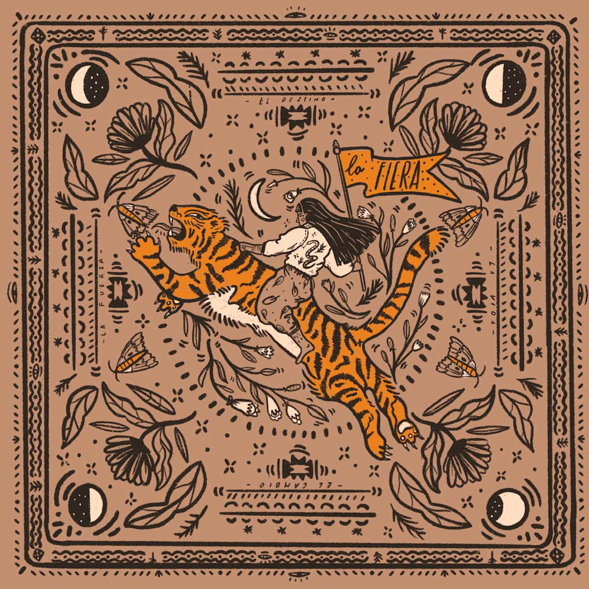 Pañoleta by La fiera ilustrada 