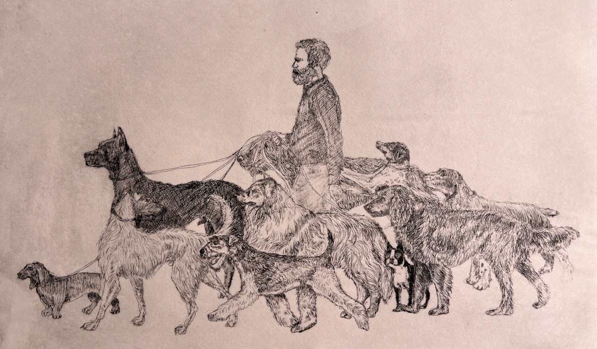 Paseador de perros 4/15 by Eloisa Castro 