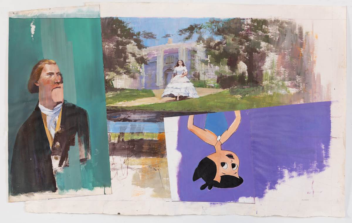 Tara by Adam Cvijanovic  Image: Adam Cvijanovic, Tara, 2019, oil and collage on paper, 39 x 62 5/8 in. Inventory no. AC-2019-PC-002.  Photo: Adam Reich.