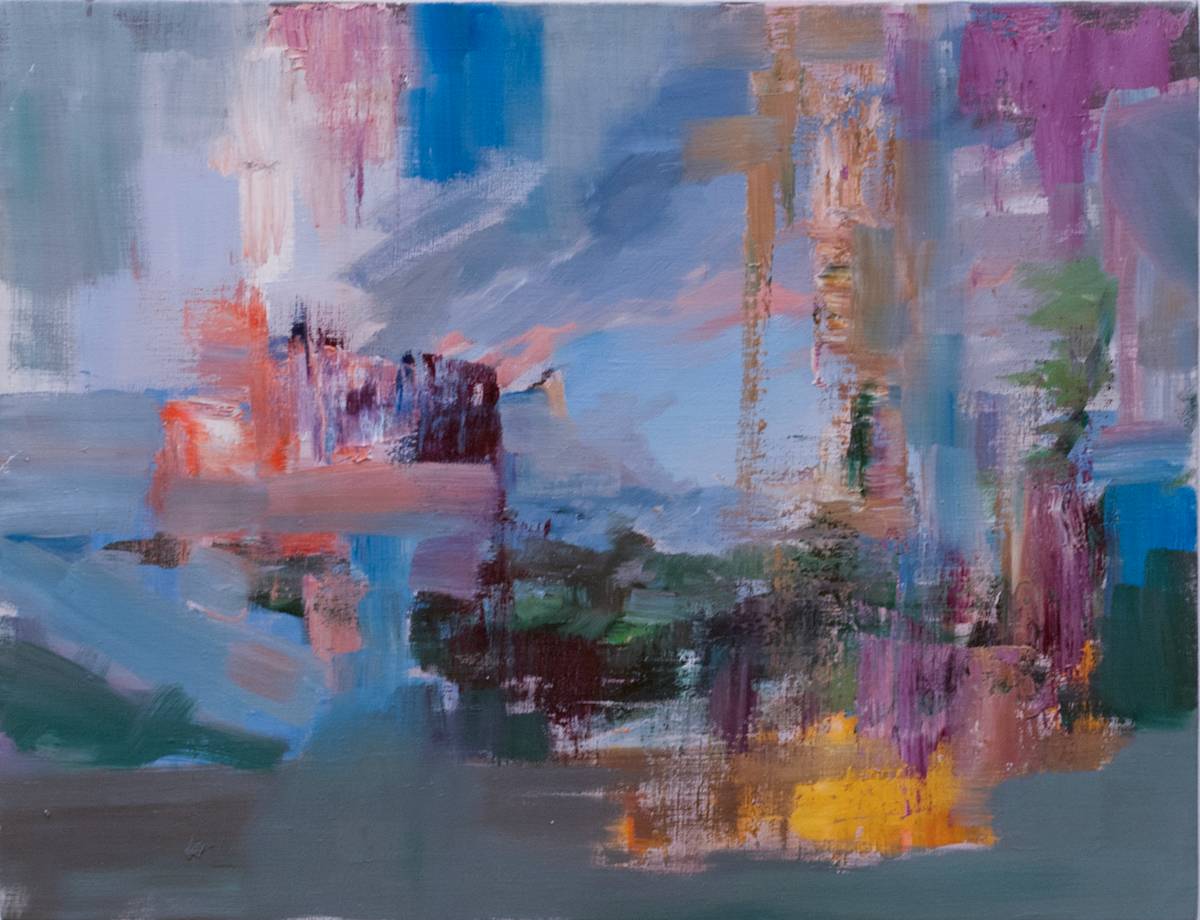Savage State (after Thomas Cole) by Adam Cvijanovic  Image: Adam Cvijanovic, Savage State (after Thomas Cole), 2012, oil on canvas, 14 x 20 inches. Inventory No. AC-2012-P-006.