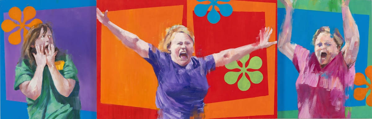 Winner! by Adam Cvijanovic  Image: Adam Cvijanovic, Winner!, 2023, oil on panel,  20 x 62 1/16 in. (overall; depth variable). Inventory no. AC-2023-P-009. Courtesy of the artist. Photo: Adam Reich.