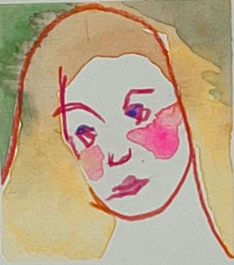 Goldilocks by Cynthia Banua  Image: Original. Watercolor and Colored Pencil on Paper. From the small scale "Minis" collection. 