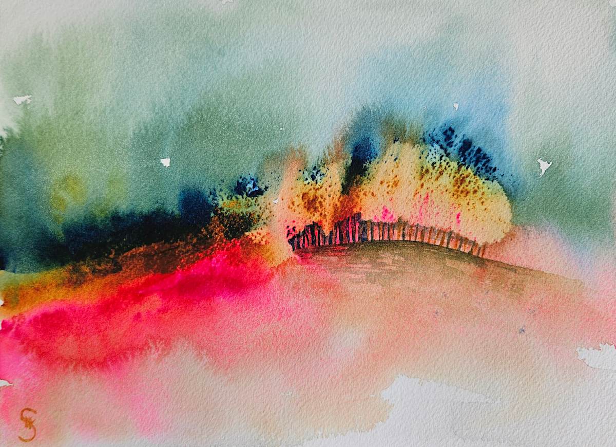 Pinkscape 1 by Stacy Hilton Klutzke, Image 1.