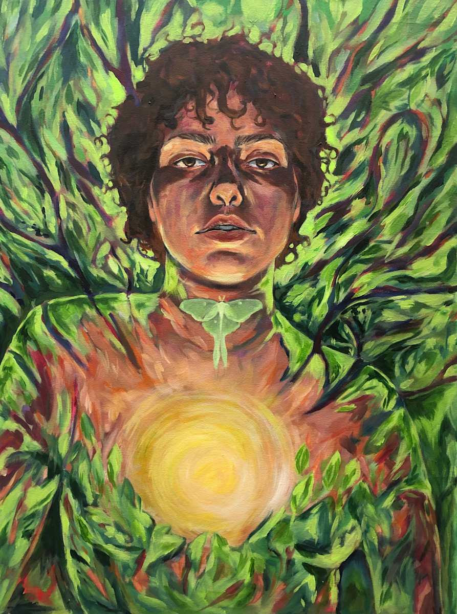 Daphne and the Laurel Tree by Emma Santos 