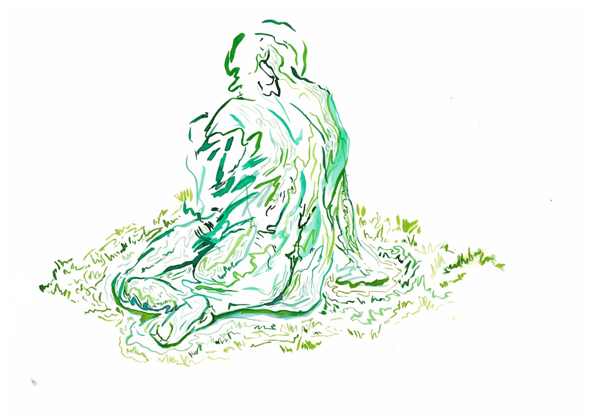 The Green Man II by Emma Santos 