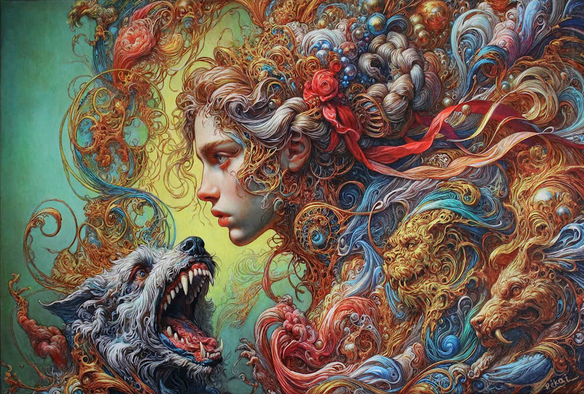 Kutya lánnyal by Zsolt Rékai 