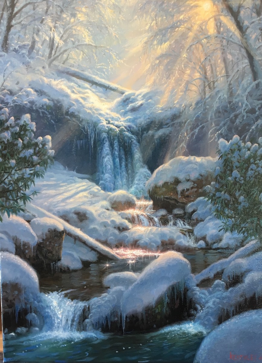Mystic falls- winter by Mark Keathley 