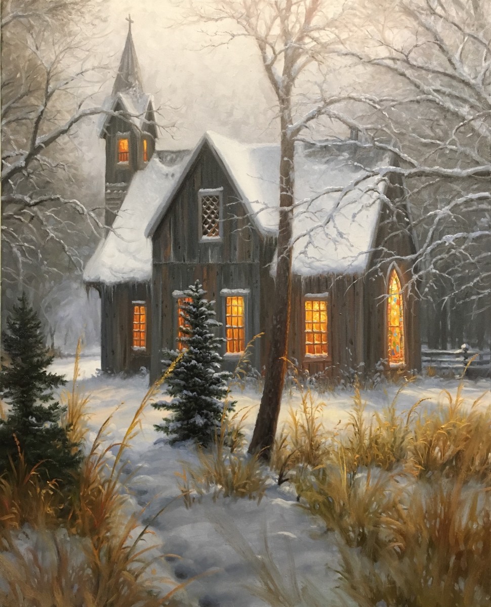 Mark Keathley зимние картины