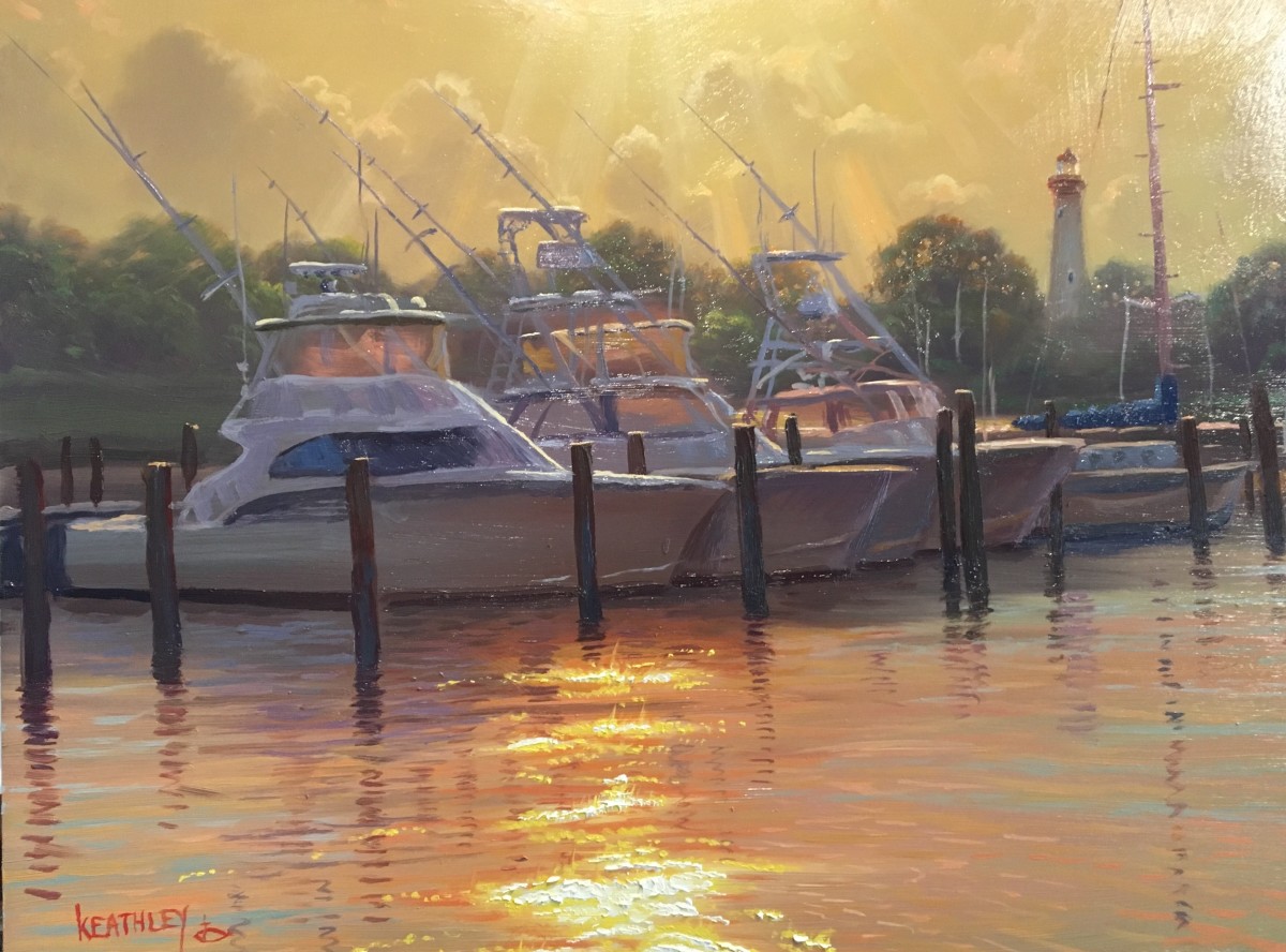 Harbor sunset by Mark Keathley 