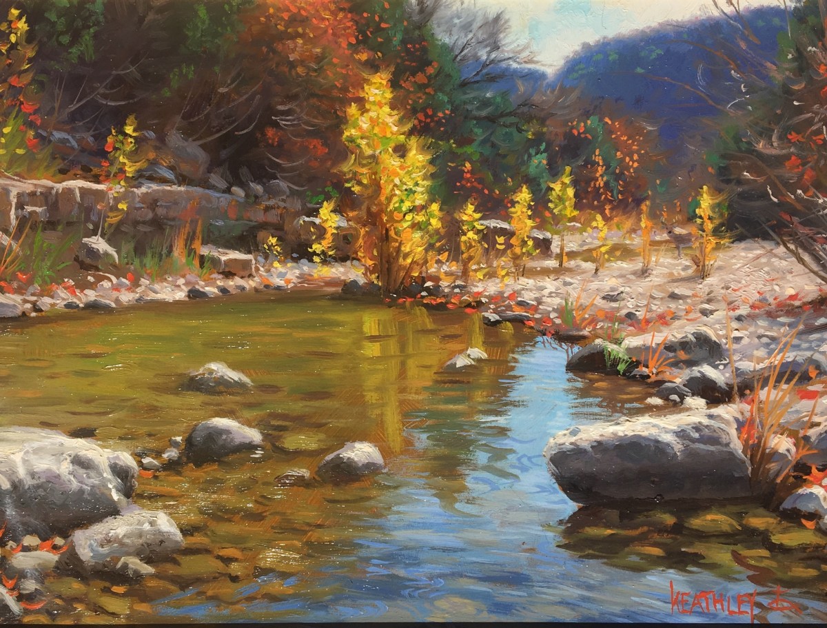 sabinal river  hues by Mark Keathley 