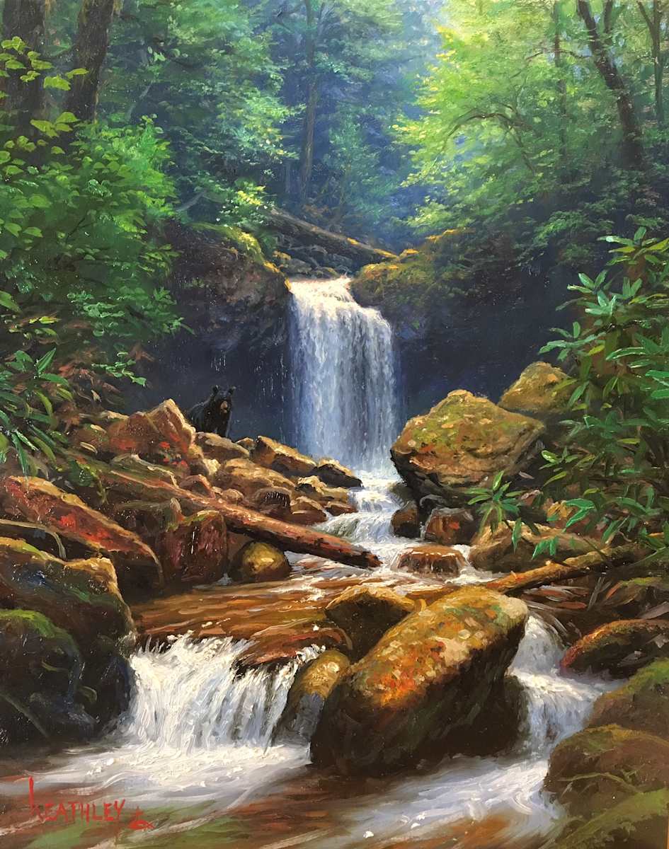 grotto falls by Mark Keathley, Image 1.