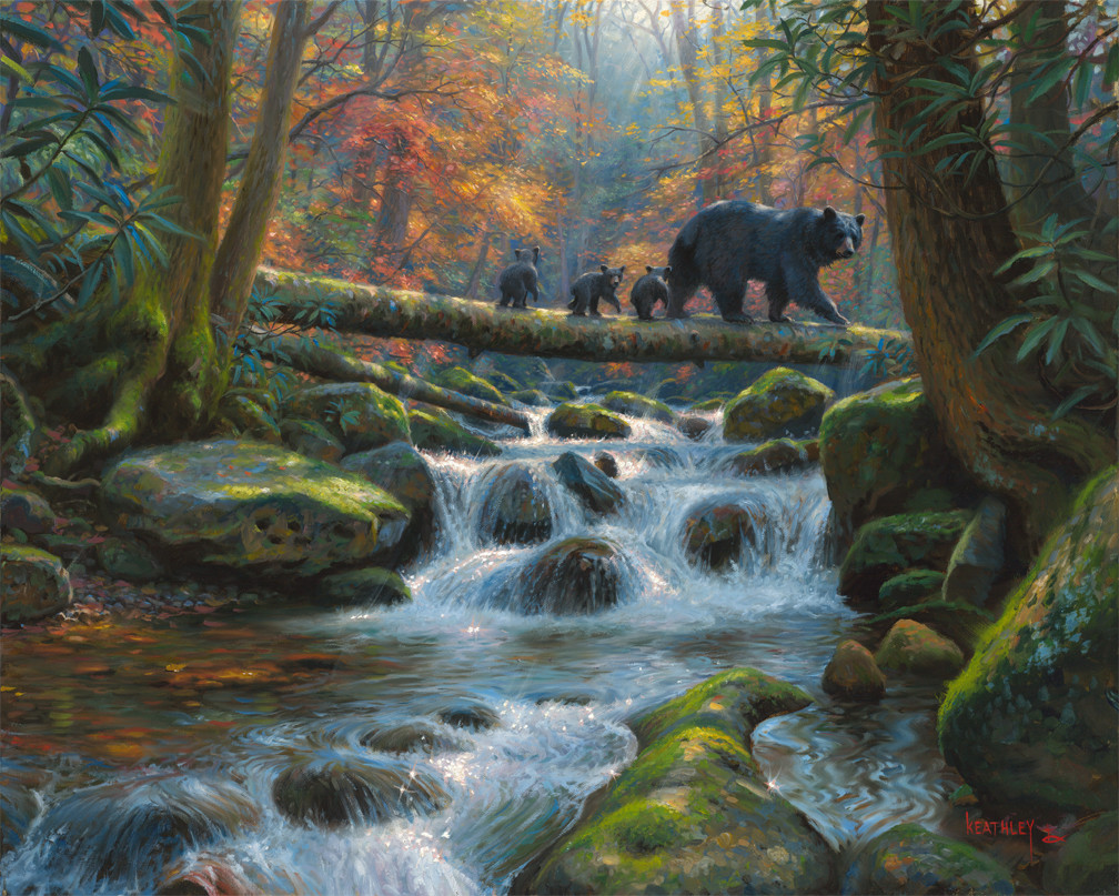 Precarious Crossing by Mark Keathley 