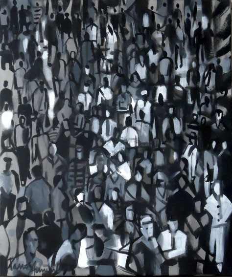 Carrer ple de gent by Xano Armenter, Image 1.